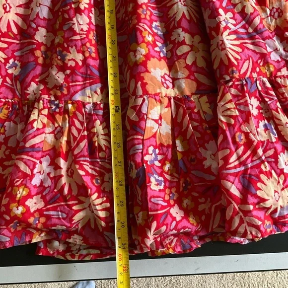 NWT Lulu’s Sunlit Summer Red Floral Print Matching Set - Picture 9 of 16
